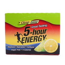 5小時能量飲, 檸檬萊姆, 12瓶, 57ml