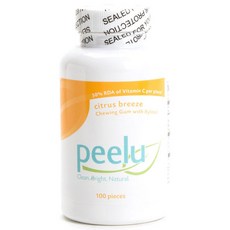 Peelu 口香糖木糖醇, Citrus Breeze, 100顆