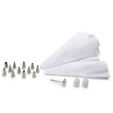 FOX RUN 不鏽鋼花嘴 17款, 1個, 白色的