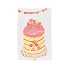 now DESIGNS 圖案印花棉質廚房毛巾, 1個, 慶祝生日蛋糕