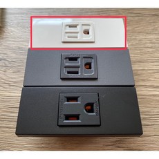 國際牌 迷你單插座 系統櫃 木作 省空間 單插座接地 小可愛 霧黑 插座, 1個