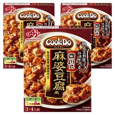 AJINOMOTO 味之素 四川式麻婆豆腐料理醬 中辣, 3個, 30g