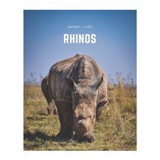 (英文圖書) Rhinos: A Decorative Book &#9474; Perfect for Stacking on Coffee Tables & Books... 平裝版, Independently Published, 英文