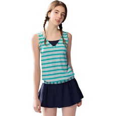 夏之戀SUMMERLOVE 大女長版二件式(褲連裙)S23707 女款長版泳衣 兩件式泳裝, 2L