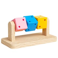 倉鼠魔方玩具, 粉色, 藍色, 黃色, 1個