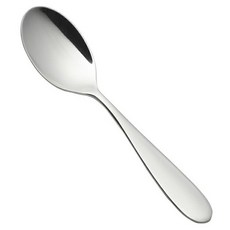 YOSHIKAWA 吉川 Zei甜點湯匙, 1個, 銀