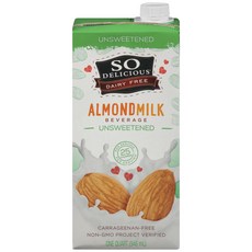 SO DELICIOUS 不加糖杏仁奶飲料, 1個, 946ml