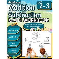 (英文圖書)Addition and Subtraction Math Workbook 2nd and 3rd Grade: Word Problems Grade 2-... 平裝版, Mathflare, 英文