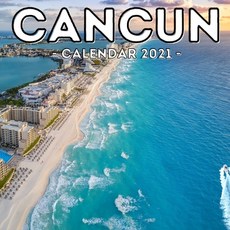 (英文圖書) Cancun Calendar 2021: 16-Month Calendar Cute Gift Idea For Mexico Lovers Women & Men 平裝版, Independently Published, 英文