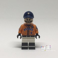 想樂 樂宜樂 LeYiLeBrick LOL476 棒球員 喬治·史普林格 George Springer 積木人偶