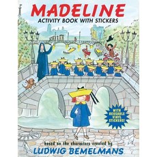 (英文圖書)Madeline Activity Book with Stickers 平裝版, Grosset & Dunlap, 英文