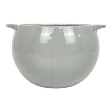 雙耳圓型盅 L, 1個, 灰色