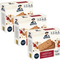 QUAKER 桂格 蔓越莓杏仁餅 5包入, 3盒, 200g