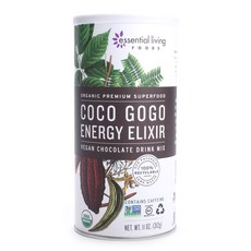 essential living FOODS 即溶Energy Elixir巧克力可可飲料粉, 1個, 312克