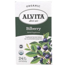 Alvita Teas 山桑子草本茶包, 24件, 1.88克