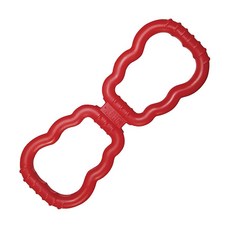 KONG 寵物狗拉扯橡膠玩具, 1個, 紅色的