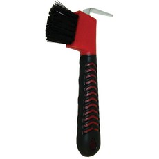 PARTRADE 馬箍鎬刷橡膠握把馬術用品, 1個, 紅色的