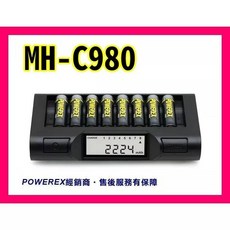MAHA POWEREX MH-C980 八通道數字顯示充電器 美國活化電池充電器, 1個
