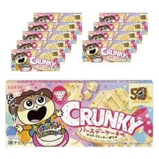 LOTTE 樂天 巧克力脆餅 生日蛋糕風味, 10個, 45g