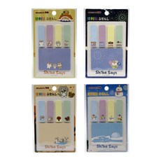 筆樂PENROTE 柴語錄便利貼 便條紙 可愛造型 迷你便籤 辦公學習用品, A款暖桌