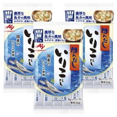 AJINOMOTO 味之素 鯷魚高湯粉 7條入, 3個, 56g