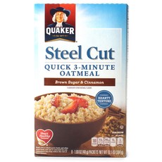 QUAKER 桂格 3分鐘紅糖肉桂燕麥 8入, 384克, 1個