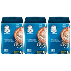 Gerber 嘉寶 寶寶副食品穀物粉, 燕麥口味, 454g, 3罐