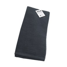 now DESIGNS 素色廚房毛巾, 2入, 黑色