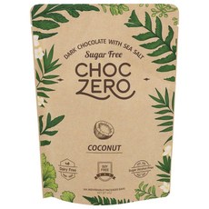 CHOC ZERO 黑巧克力無糖海鹽椰子, 1個, 170.1克