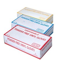 拋棄式無粉PVC塑膠手套 100入/盒 (居家照護 美容 按摩 過年大掃除)