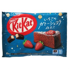 Nestle 雀巢 KitKat 巧克力 草莓巧克力蛋糕口味 10包入, 1個