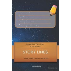 (英文圖書)Story Lines - Create Your Own Story Activity Book Plan Write and Illustrate: Un... 平裝版, Independently Published, 英文