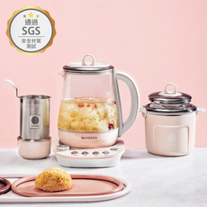 BUYDEEM北鼎 粉漾美顏快煮壺1.5L粉 #旗艦版全配4件組, 詳見包裝, K150