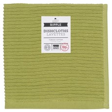 now DESIGNS 素色棉質廚房毛巾組, 4入, 仙人掌綠