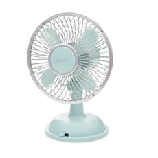 GUARD吉 K36 復刻版兩用擺頭風扇 小風扇 充電風扇, 藍