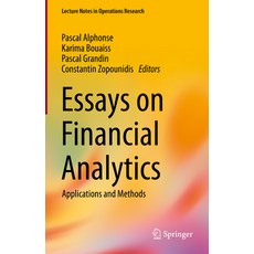 (英文圖書) Essays on Financial Analytics: Applications and Methods 精裝版, Springer, 英文
