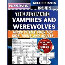 (英文圖書) The Ultimate Vampires and Werewolves Mixed Puzzle Book for Kids Teens and Adu... 平裝版, Puzzlewhiz, 英文