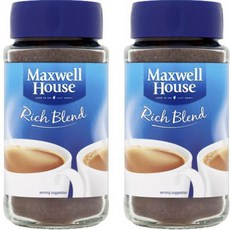 Maxwell House 麥斯威爾 Rich Blend即溶咖啡粉, 100g, 2個, 1入
