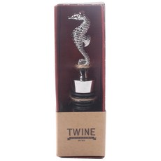 TWINE Seaside Seahorse 白鑞酒塞, 1個, 混色