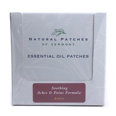 NaturalPatchesOfVermont 精油身體貼片, 24件, 1入, 山金車