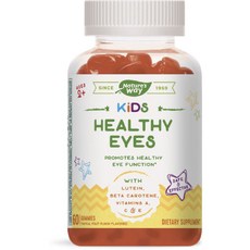 Nature's Way 然萃維 兒童葉黃素維他命水果風味軟糖, 1瓶, 60顆