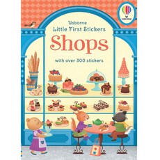 Usborne Little First Stickers Shops 兒童貼紙書 超過300張貼紙 激發無限創意