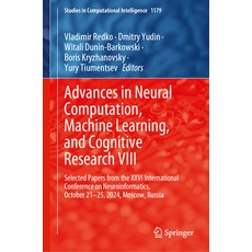(英文圖書) Advances in Neural Computation Machine Learning and Cognitive Research VIII:... 精裝版, Springer, 英文