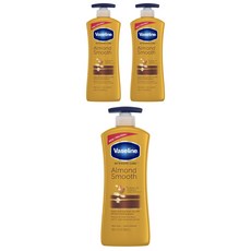 Vaseline 凡士林 杏仁油身體乳, 600ml, 3瓶