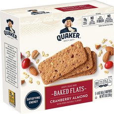 QUAKER 桂格 蔓越莓杏仁餅 5包入, 1盒, 200g