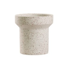 Green Mist 綠色山嵐 煙囪陶盆 - 室內裝飾花器 多肉植物盆栽適用, 墨點