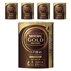 NESCAFE 雀巢咖啡 黃金配方即溶咖啡補充包, 55g, 5個, 1入