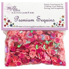 BuTTons GALORE&More 混合亮片裝飾品 20g, 1個, 口紅