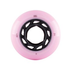 ORBS GHOST LITES 滑板輪子 - 54MM - 粉色/黑色，高回彈耐磨，個性化雙色設計