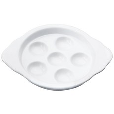 HIC 雞蛋分享盤, 1個, 白色的